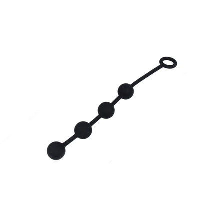 Nexus EXCITE Medium Anal Beads - Black Silicone