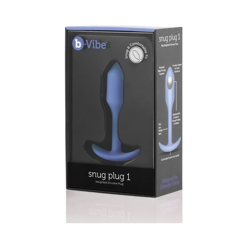 b-Vibe Snug Plug 1 Silicone Anal Plug – Violet