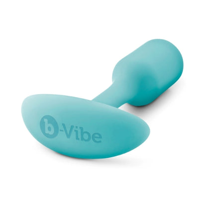 b-Vibe Snug Plug 1 Weighted Silicone Anal Plug - Mint