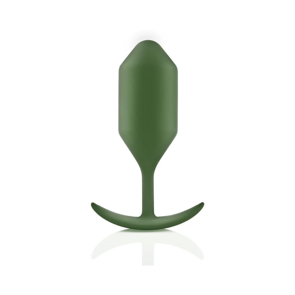 b-Vibe Snug Plug 4 Weighted Silicone Anal Plug – Green