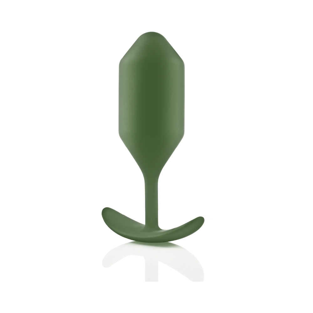 b-Vibe Snug Plug 4 Weighted Silicone Anal Plug – Green