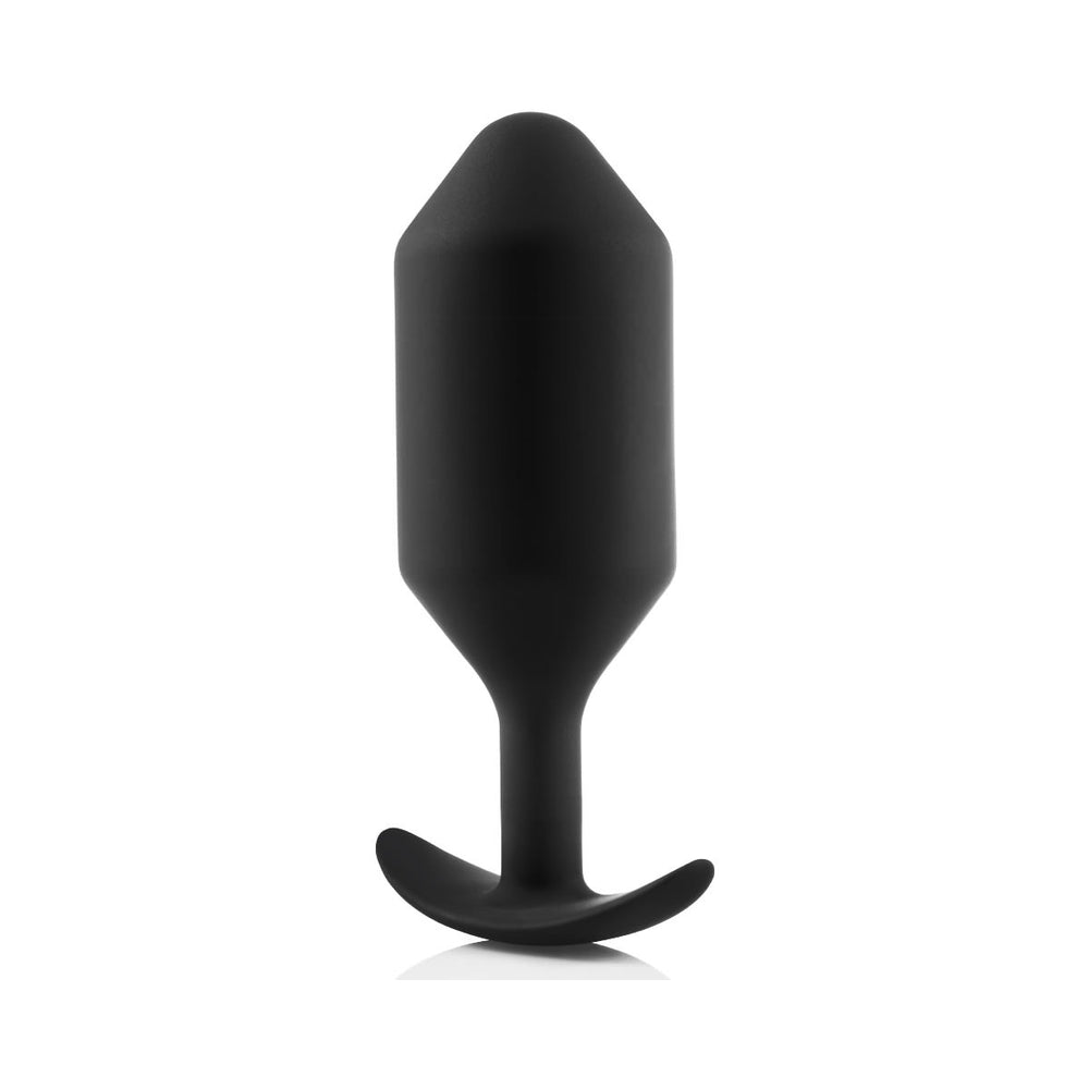 b-Vibe Snug Plug 7 Weighted Silicone Anal Plug – Black