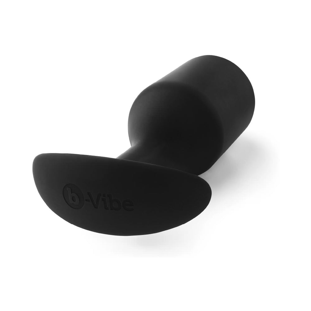 b-Vibe Snug Plug 7 Weighted Silicone Anal Plug – Black