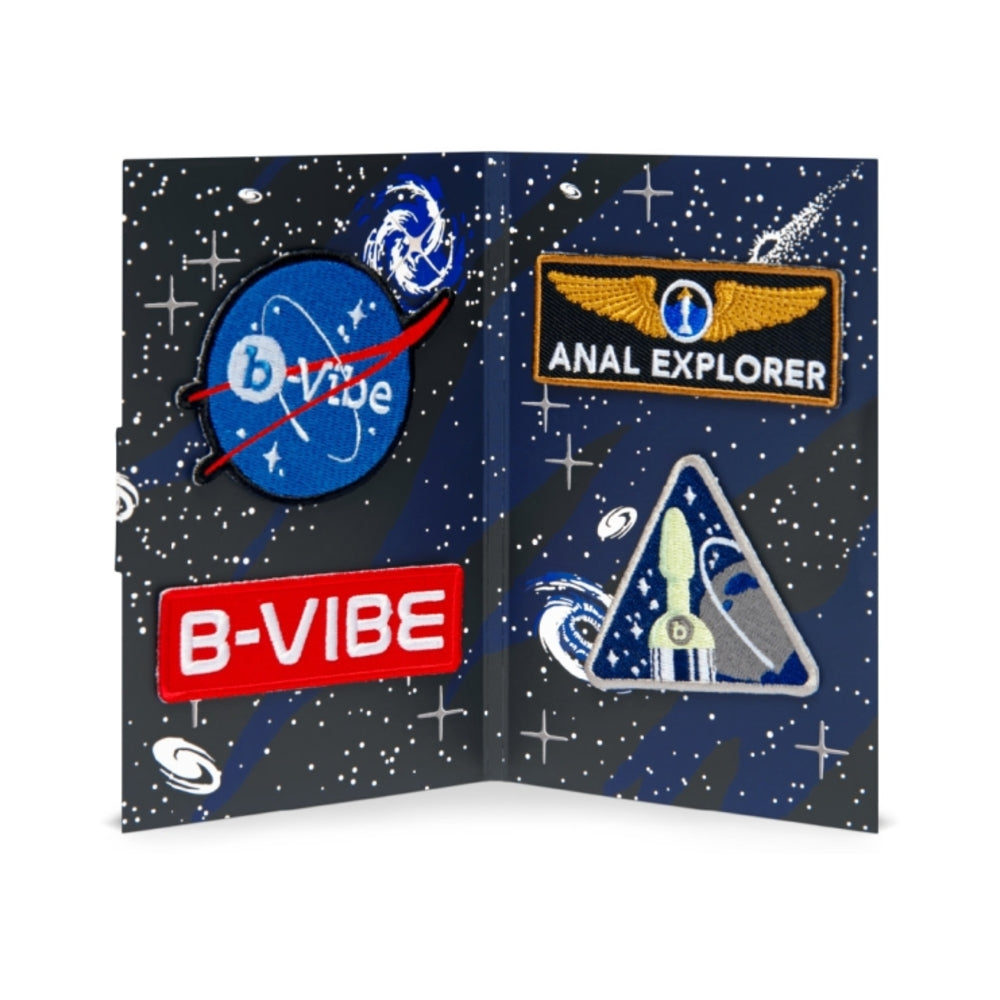 b-Vibe Limited Edition Asstronaut Glow-in-the-Dark Butt Play Set – Assorted Colors