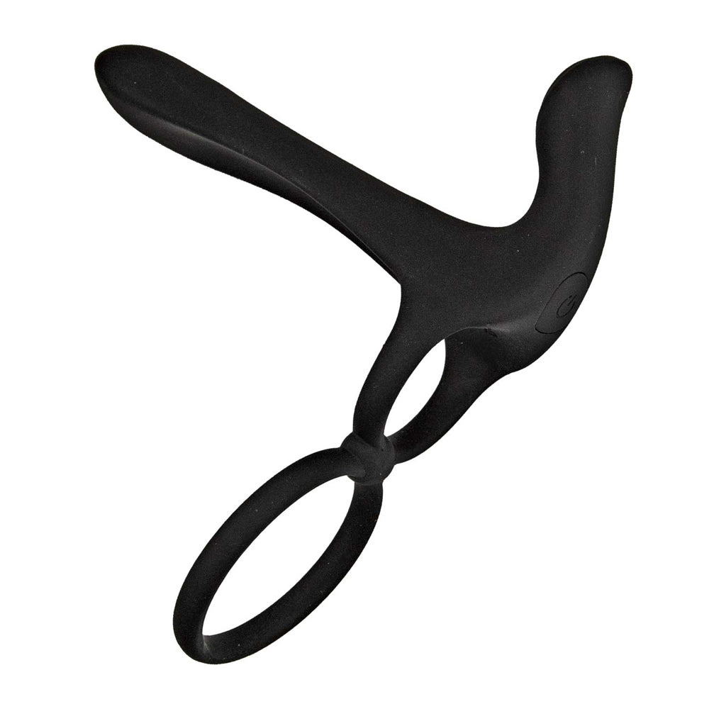 Nasstoys Enhancer Ultimate Lover Silicone Vibrating Ring – Black