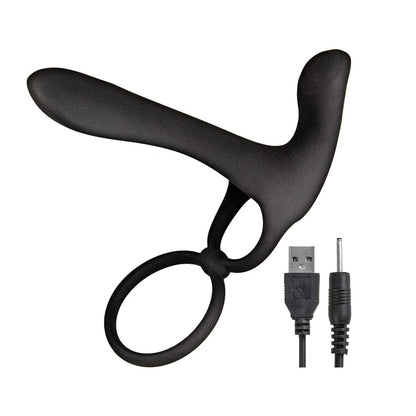 Nasstoys Enhancer Ultimate Lover Silicone Vibrating Ring – Black