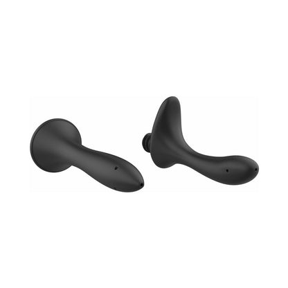 Nexus Anal Douche Set Silicone Black – Intimate Cleansing Kit with Two Tips
