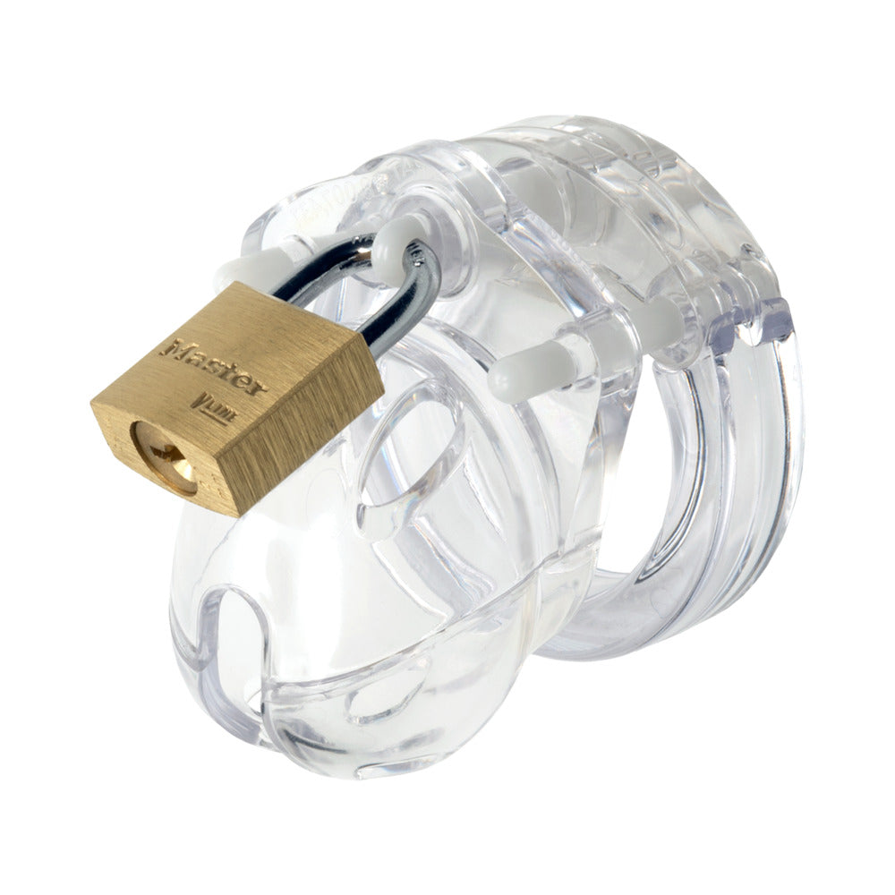 CB-X Mini Me Male Chastity Device - Clear - 1.25" Cage Length