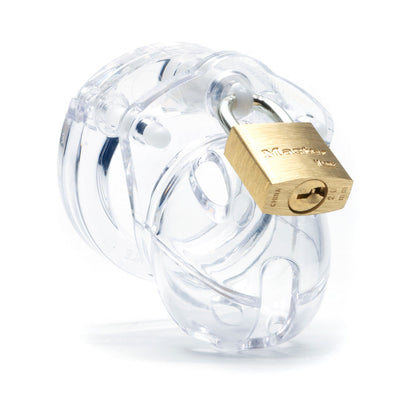 CB-X Mini Me Male Chastity Device - Clear - 1.25" Cage Length