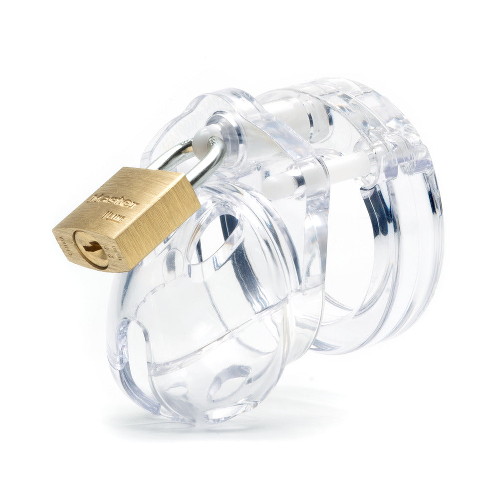 CB-X Mini Me Male Chastity Device - Clear - 1.25" Cage Length