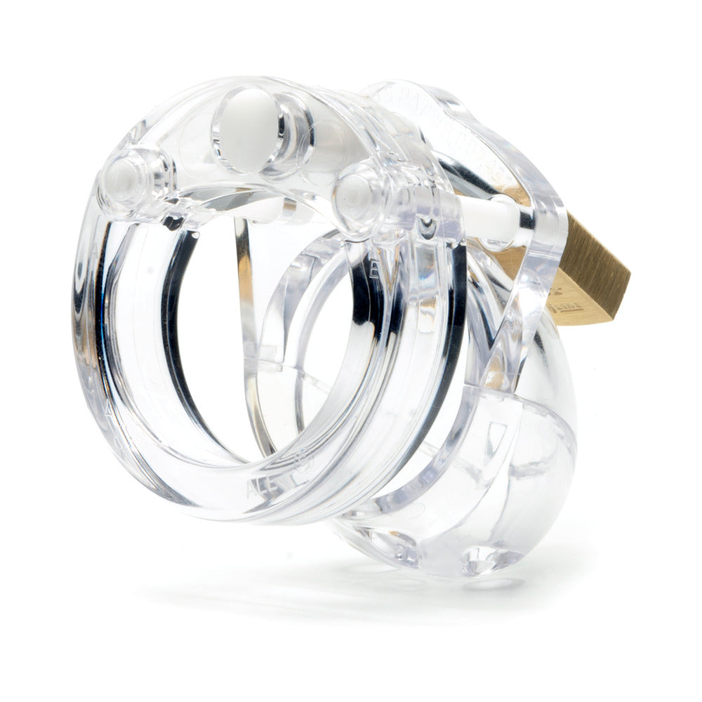 CB-X Mini Me Male Chastity Device - Clear - 1.25" Cage Length