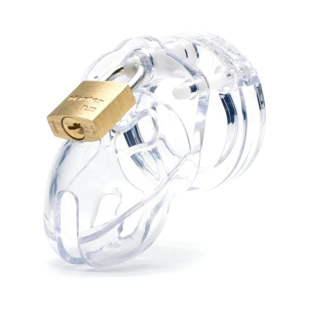 CB-X Mr. Stubb Clear Male Chastity Device with U-Ring
