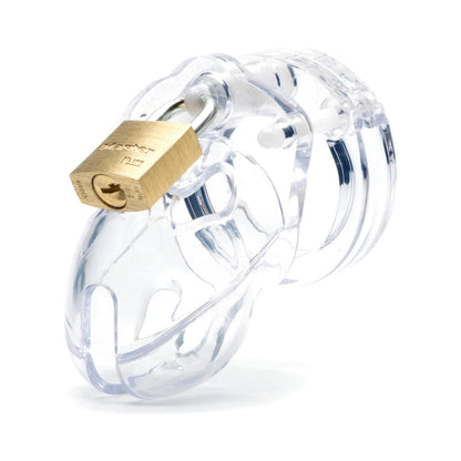 CB-X Mr. Stubb Clear Male Chastity Device with U-Ring