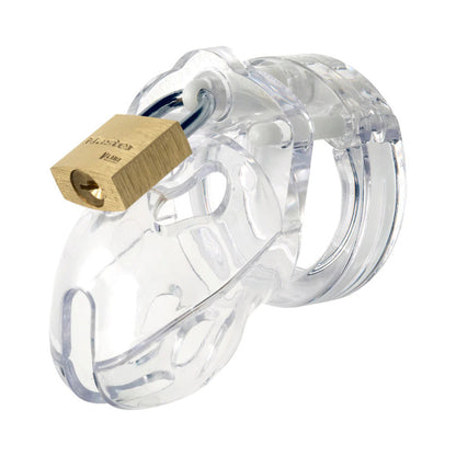 CB-X Mr. Stubb Clear Male Chastity Device with U-Ring