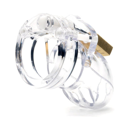 CB-X Mr. Stubb Clear Male Chastity Device with U-Ring