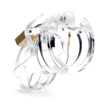 CB-X Mr. Stubb Clear Male Chastity Device with U-Ring