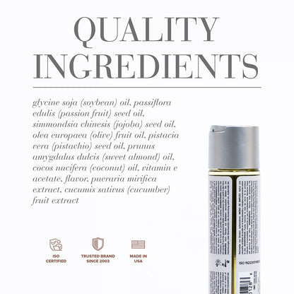 JO Aromatix Chocolate Scented Massage Oil – 4 oz – White
