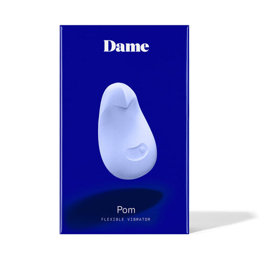 Dame Pom Flexible Vibrator – Blue – Waterproof Medical Grade Silicone