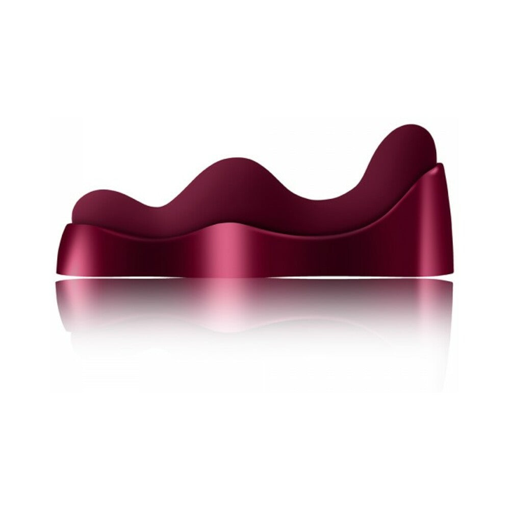 Rocks-Off Ruby Glow Saddle Vibrator - Red - Dual Motor