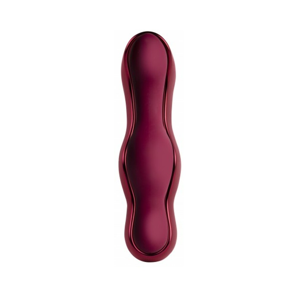Rocks-Off Ruby Glow Saddle Vibrator - Red - Dual Motor