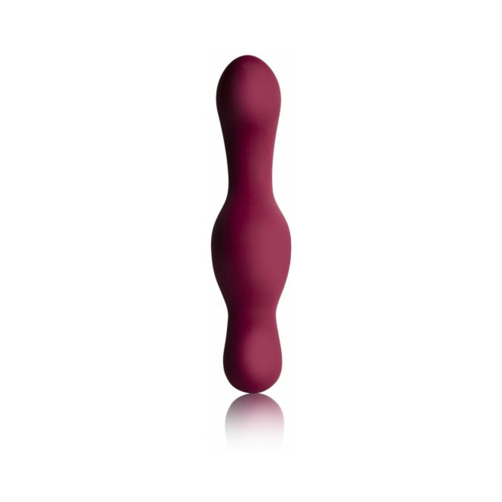Rocks-Off Ruby Glow Saddle Vibrator - Red - Dual Motor