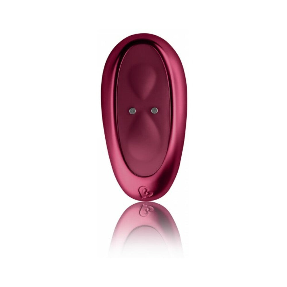 Rocks-Off Ruby Glow Saddle Vibrator - Red - Dual Motor