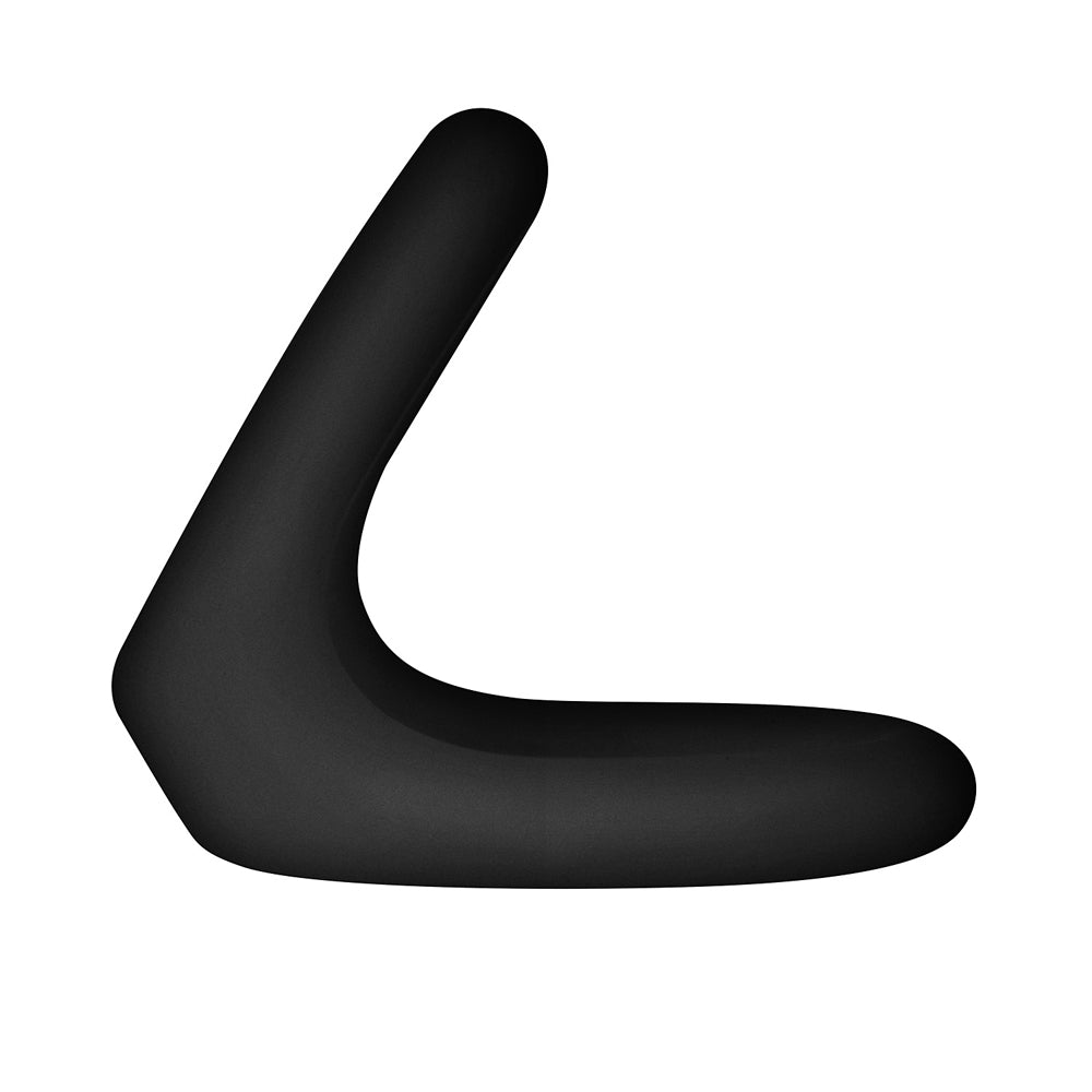 Forto F-22 Liquid Silicone Cock & Ball D-Ring – Large Black