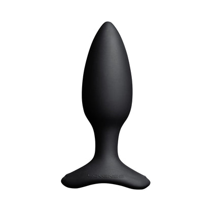 Lovense Hush 2 Bluetooth Remote-Controlled Vibrating Butt Plug - Black - Small