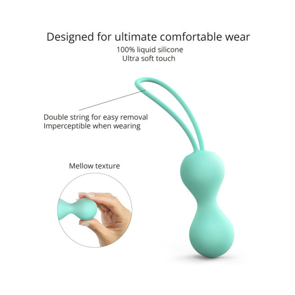 Love to Love Joia Silicone Kegel Balls – Teal