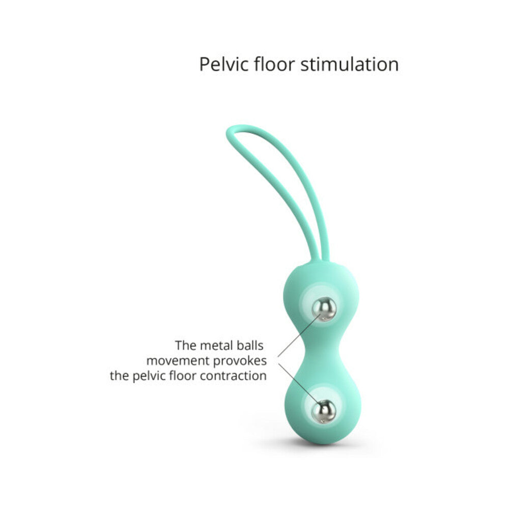Love to Love Joia Silicone Kegel Balls – Teal