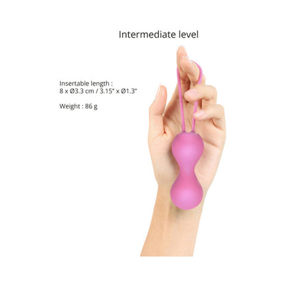 Love to Love Joia Silicone Kegel Balls – Pink Passion