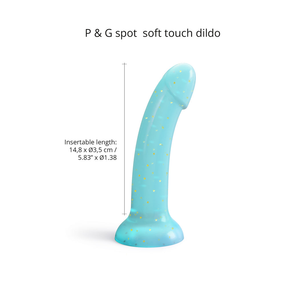 Love to Love Nightfall Silicone Dildo with Suction Base - Blue