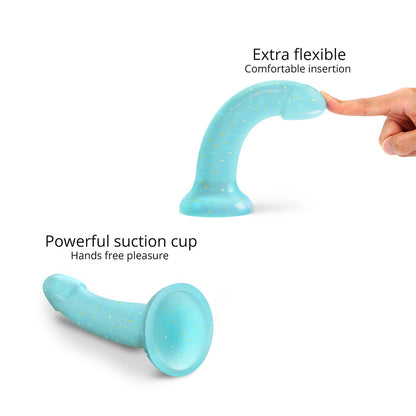 Love to Love Nightfall Silicone Dildo with Suction Base - Blue