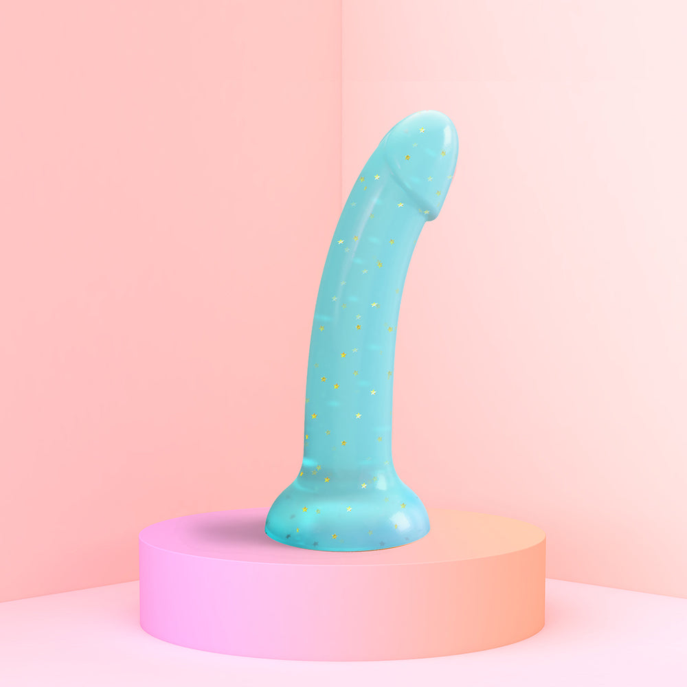 Love to Love Nightfall Silicone Dildo with Suction Base - Blue