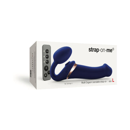 Lovely Planet Multi Orgasm Bendable Strapless Strap-On – Night Blue, Large