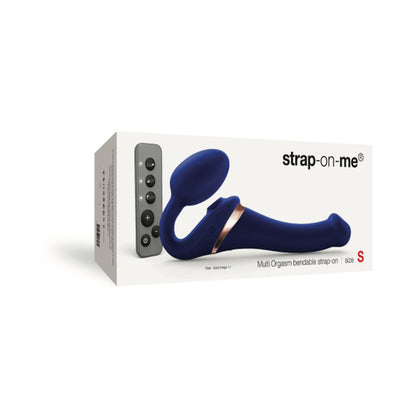 Lovely Planet Multi Orgasm Bendable Strapless Strap-On – Night Blue – Small
