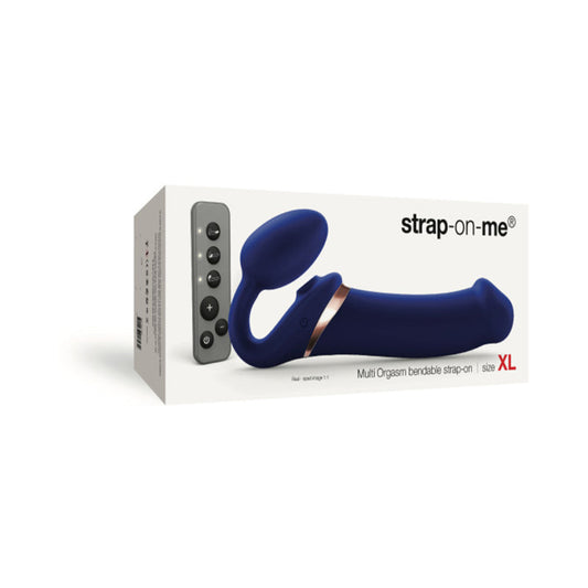 Lovely Planet Multi Orgasm Bendable Strapless Strap-On – Night Blue, XL