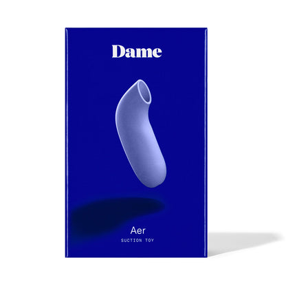 Dame Aer Suction Toy - Clitoral Stimulation Device - Light Purple