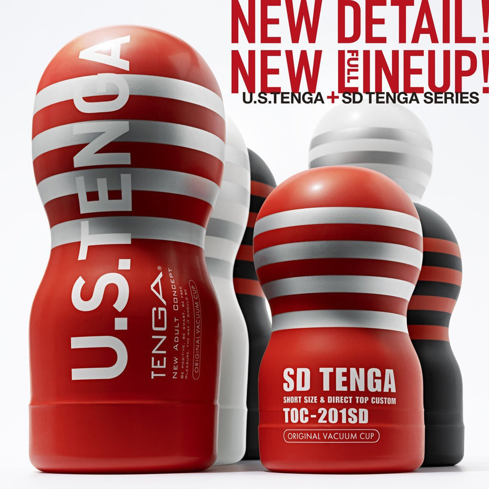 Tenga SD Original Vacuum Cup – Red – Disposable Male Stroker