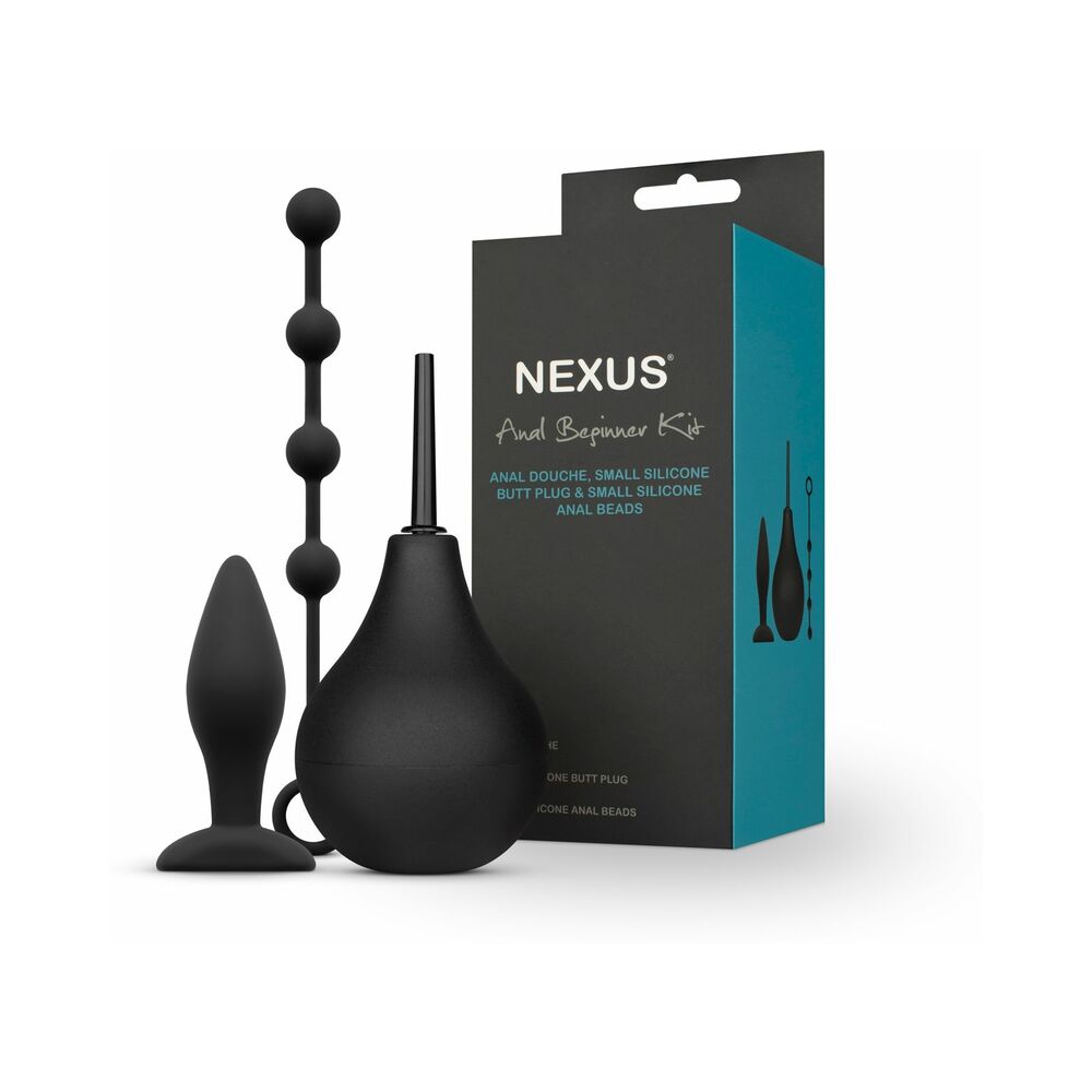Nexus Anal Beginner Kit with Douche – Black