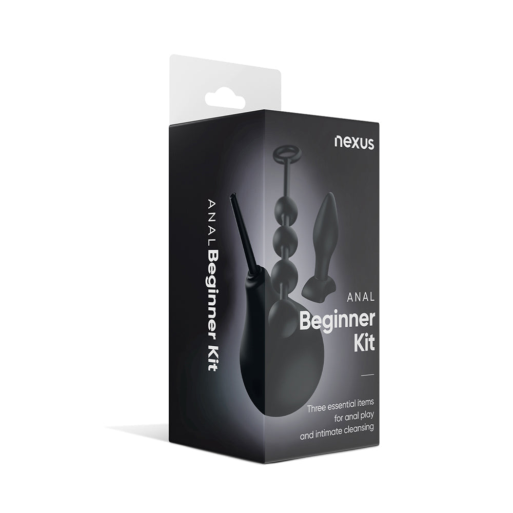 Nexus Anal Beginner Kit with Douche – Black