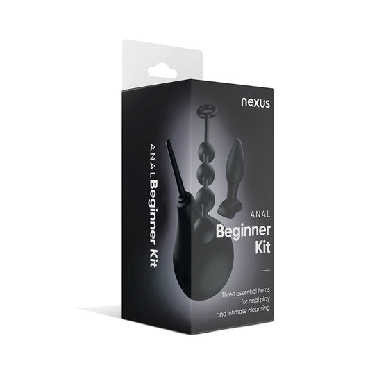 Nexus Anal Beginner Kit with Douche – Black