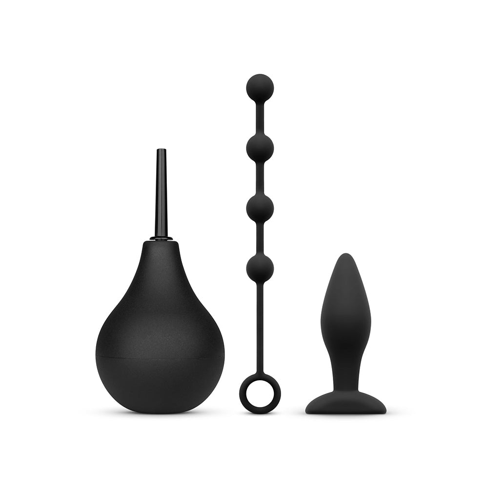 Nexus Anal Beginner Kit with Douche – Black