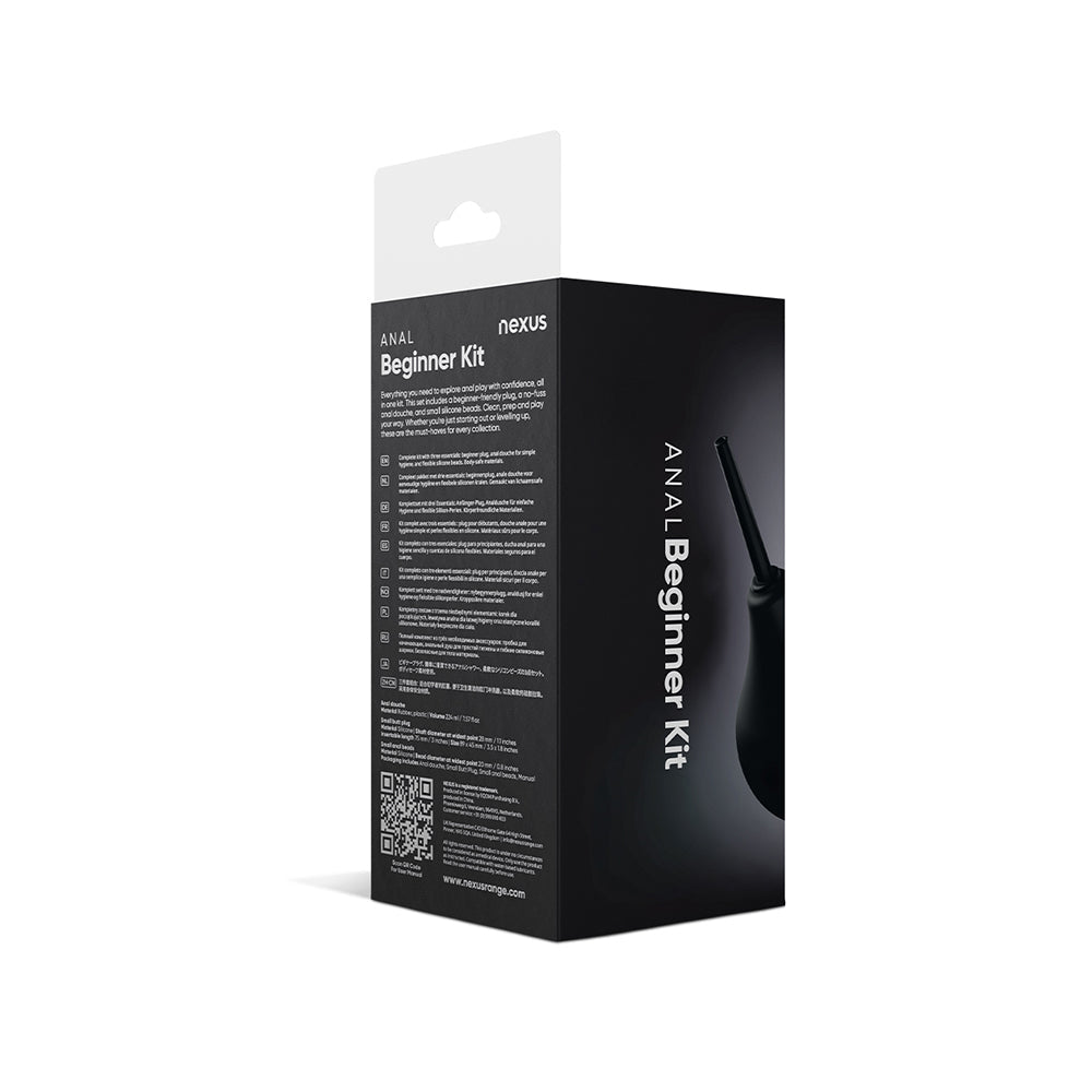 Nexus Anal Beginner Kit with Douche – Black