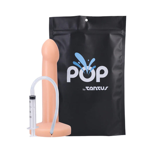 Tantus POP Squirting Dildo – Cream – 7.25 in. Length