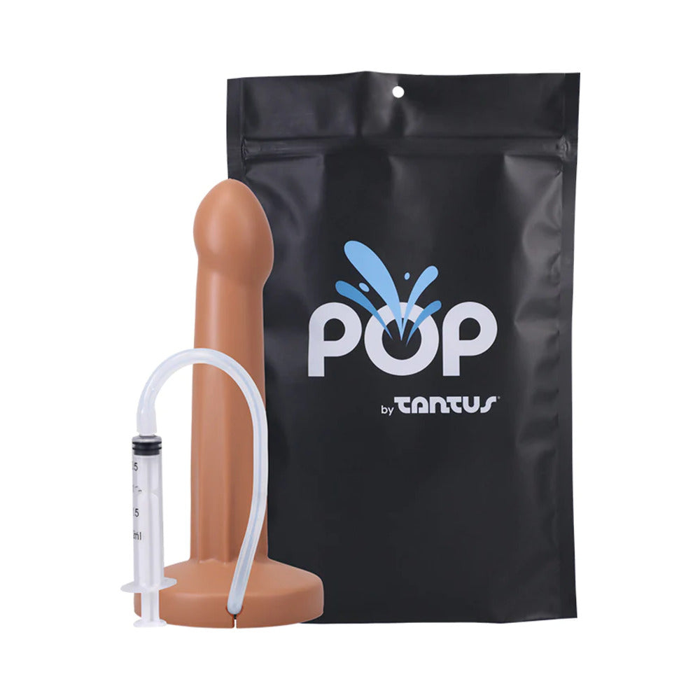 Tantus POP Squirting Dildo – Tan – Silicone
