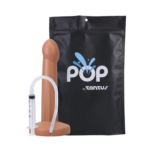 Tantus POP Squirting Dildo – Tan – Silicone