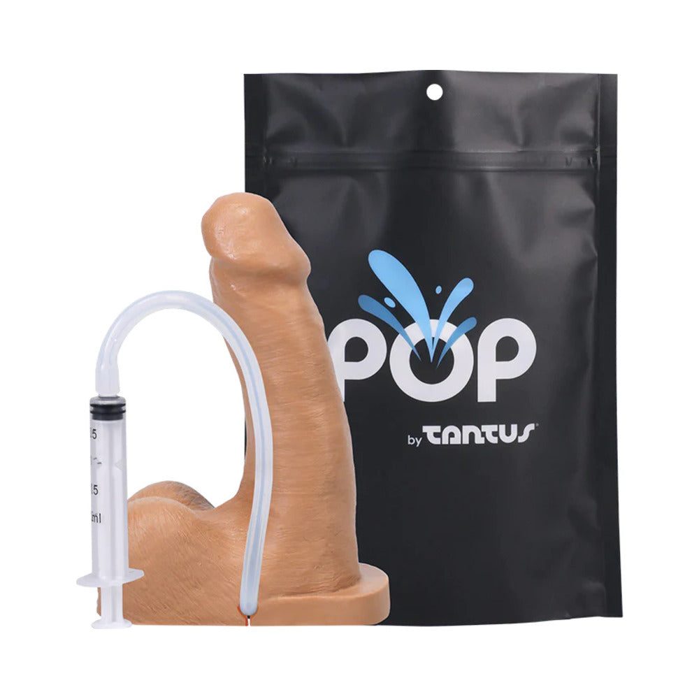 Tantus POP n'' Play Squirting Packer - Tan