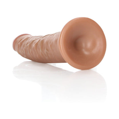 RealRock 6 in. Slim Dildo with Suction Cup - Tan