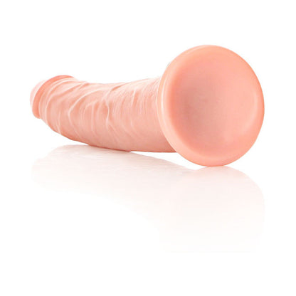 RealRock 7 in. Slim Dildo with Suction Cup for G-Spot Stimulation - Beige
